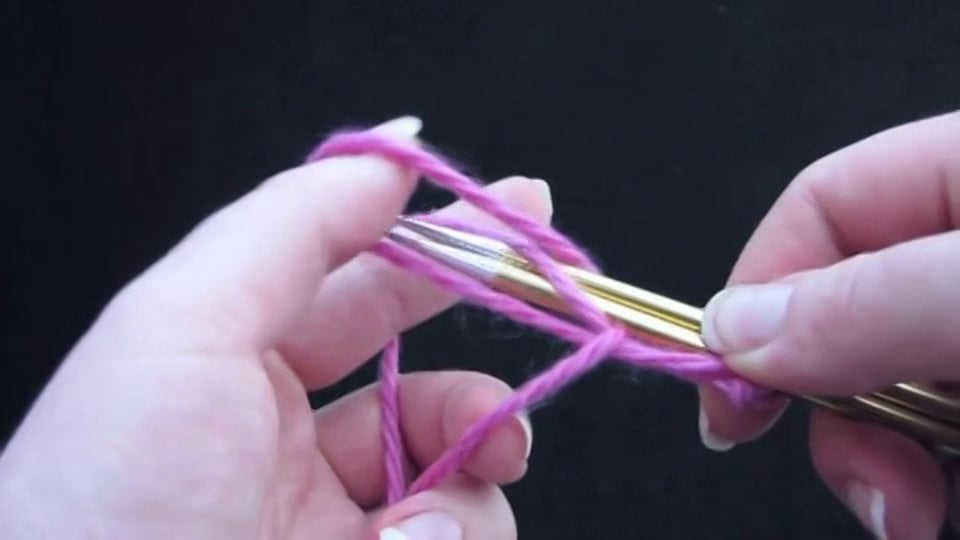 Use Two Needles To Fix A Tight Cast-On