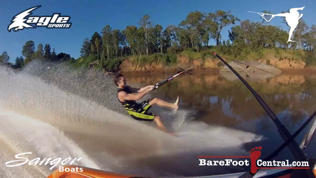 Freestyle Barefoot Waterskiing - BFC Freestyle 2013 Rnd1 Scott Wacker ...