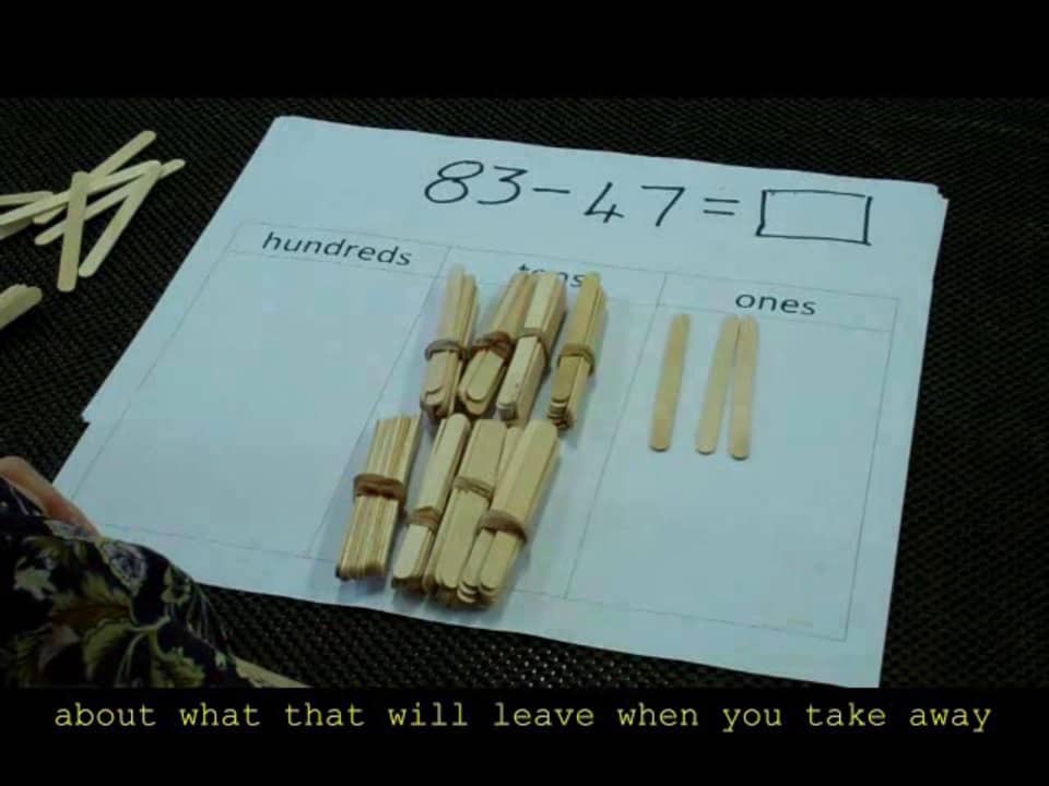 Top Drawer Teachers Renaming Tens with Subtraction on Vimeo