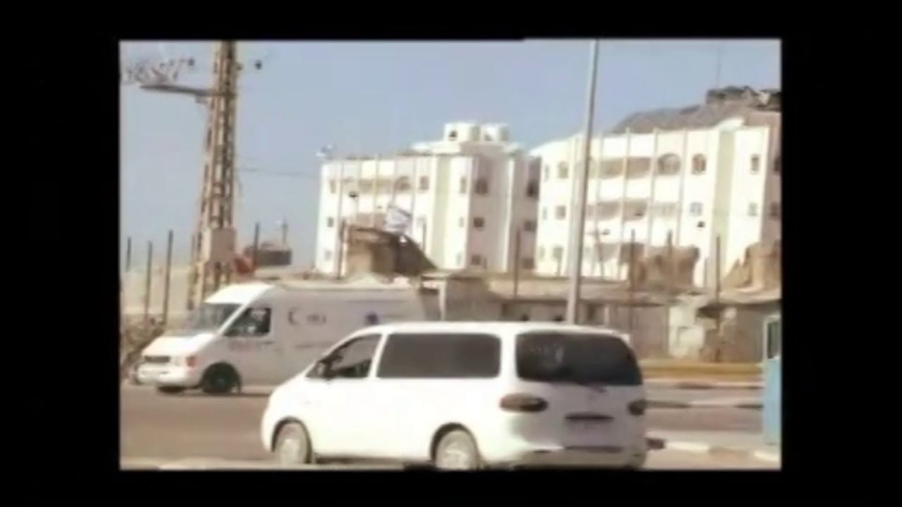 A different camera angle - Reuters footage from behind the Al Durahs by the barrel