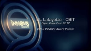 UL Lafayette CBIT: CajunCodeFest INNOV8 Award