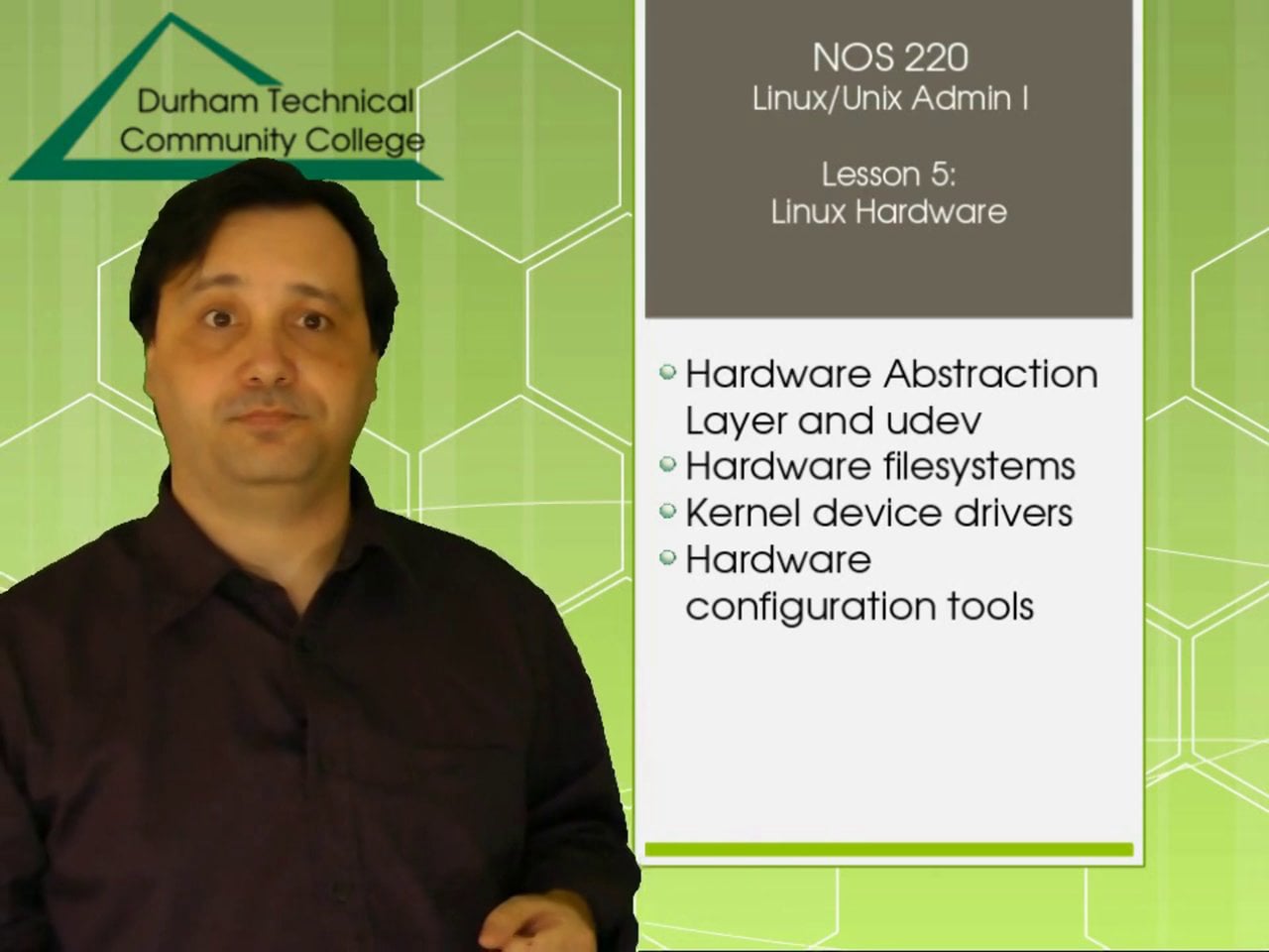NOS 220 Video 5 Hardware Management on Vimeo
