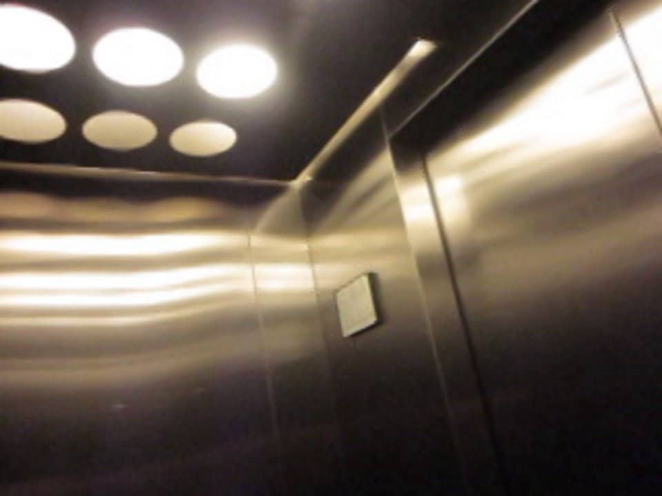 Kone EcoDisk Traction Elevator Watters Creek Parking Garage 1 Allen