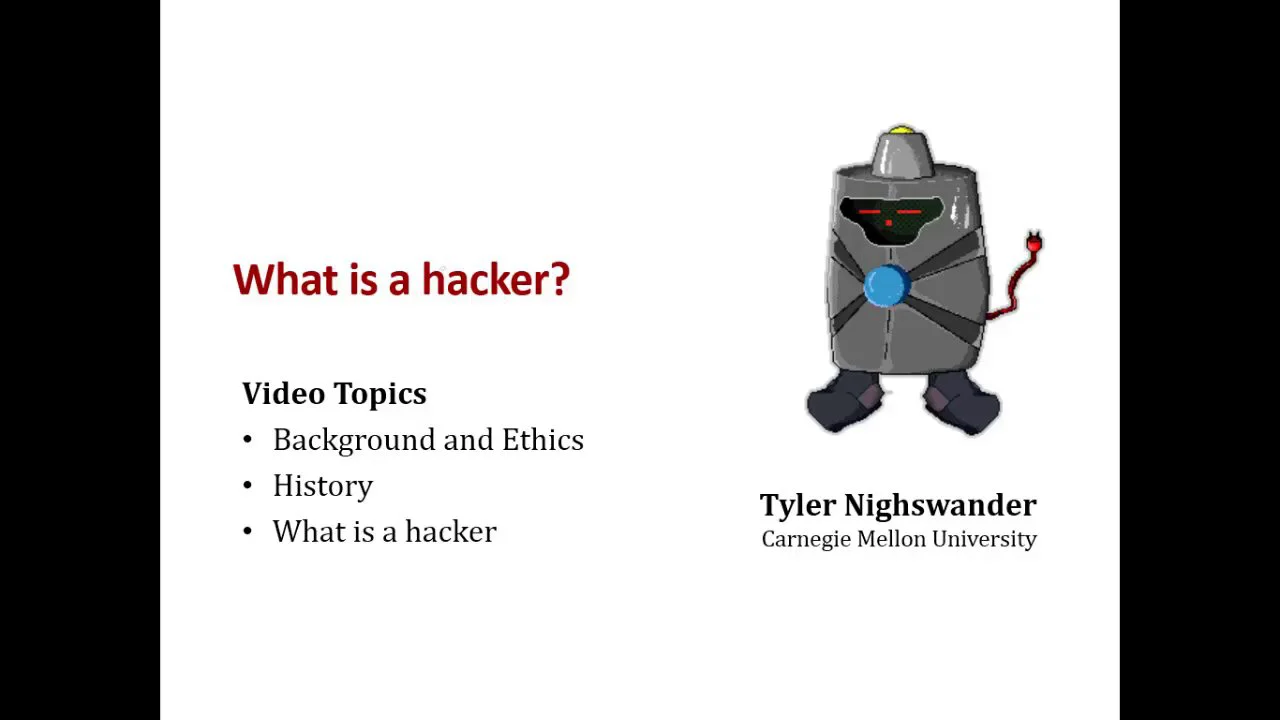 What is a Hacker?