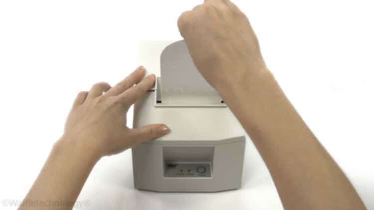 How to use a thermal printer head cleaning pen? on Vimeo