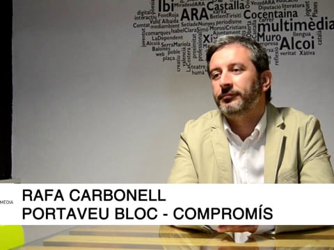 ARA Entrevistem a Rafa Carbonell, portaveu de Compromís a Alcoi