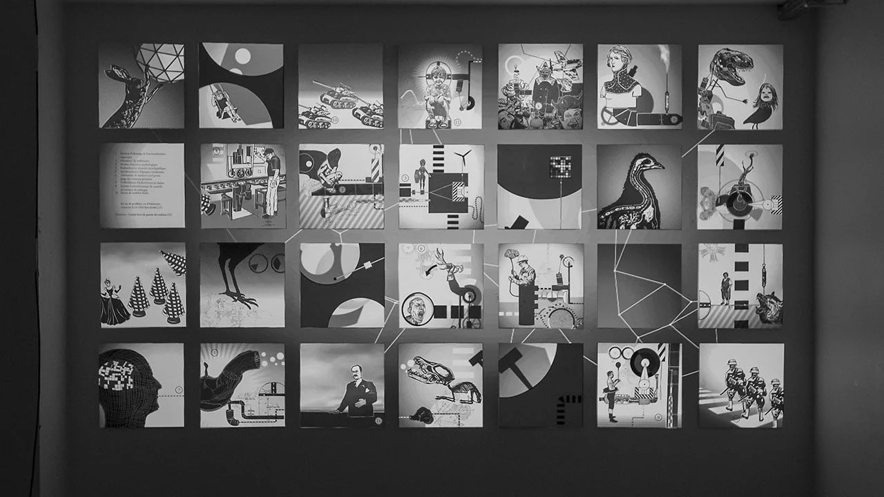 Mécaniques Discursives - animated canvas 1  