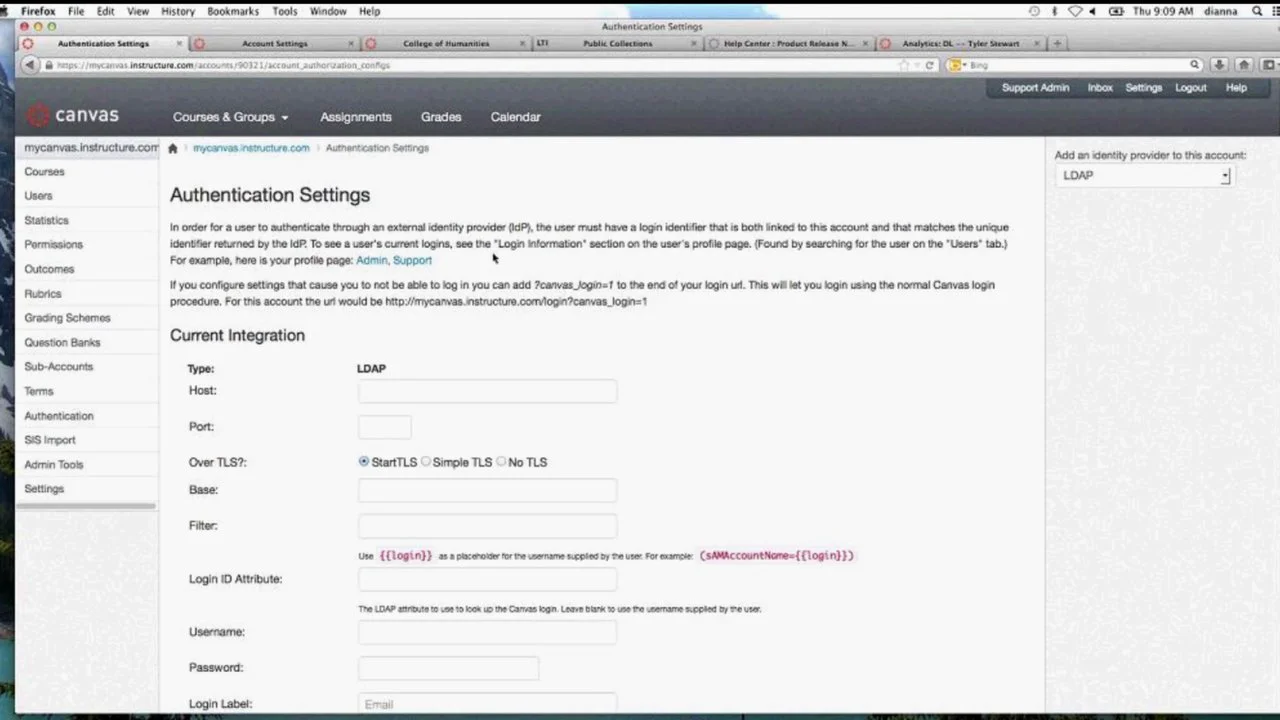 Canvas Admin 12- Authentication on Vimeo
