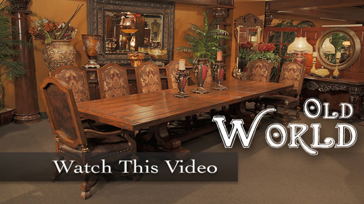 Old World Dining Room Suite on Vimeo