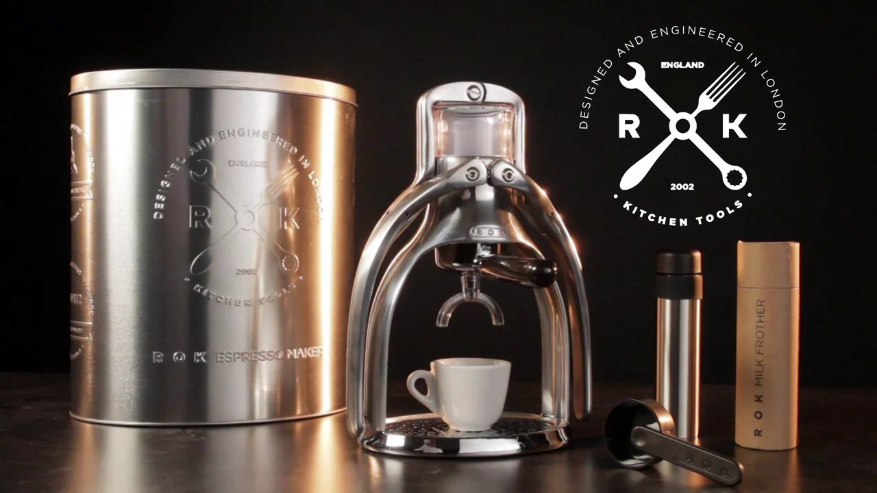 The ROK Manual Espresso Maker on Vimeo