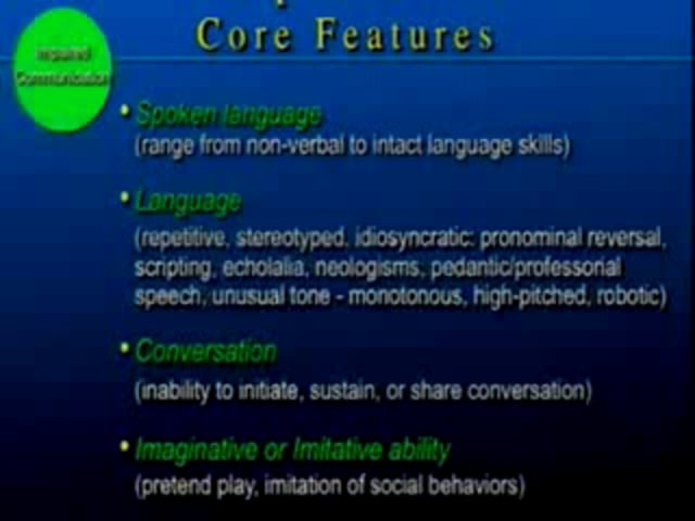 May 12, 2011 - The Heavy Burden of Psychiatric Comorbidity Associated with Autism Spectrum Disorder