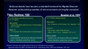 September 29, 2006: Suicidal Behavior in Bipolar Disorder: Predictive Factors and Interventions