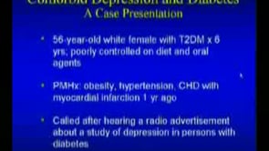 March 16, 2007 - Depression, Diabetes and Cardiovascular Disease