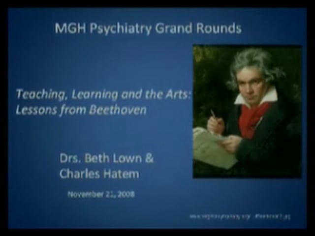 November 21, 2008 - Teaching, Learning and the Arts: Lessons from Beethoven