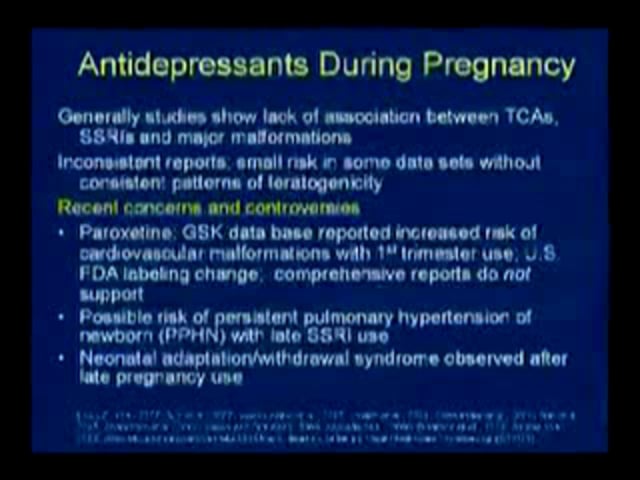 June 11, 2009 - Perinatal Depression and Omega -3 Fatty Acids