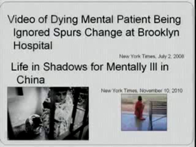 December 2, 2010 - Mental Health Equity: Learning from a Global Context