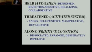 December 8, 2011 - Basic Principles of Understanding and Treating Borderline Patients