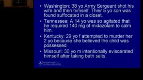 April 26, 2012 - The Front Line Approach to the Diagnosis and Treatment of Substance-Associated Psychosis