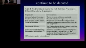 June 14, 2012 - Psychosis Risk: Early Detection and Intervention Approaches