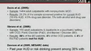 January 20, 2011 - Man’s Oldest Friend and Oldest Enemy: Why We Should Bother Detecting Alcohol Use Among our Psychiatric Patients