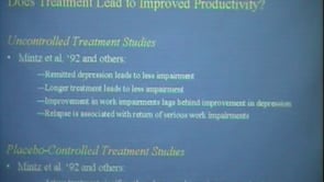 March. 03, 2006 - Can Enhanced Depression Care Save Money?: The NIMH/Harvard WORCS Trial