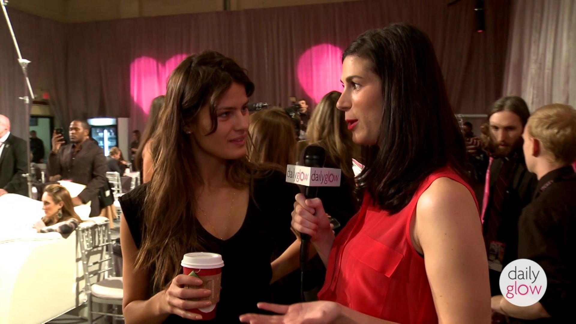 Backstage at the 2012 Victoria's Secret Fashion Show