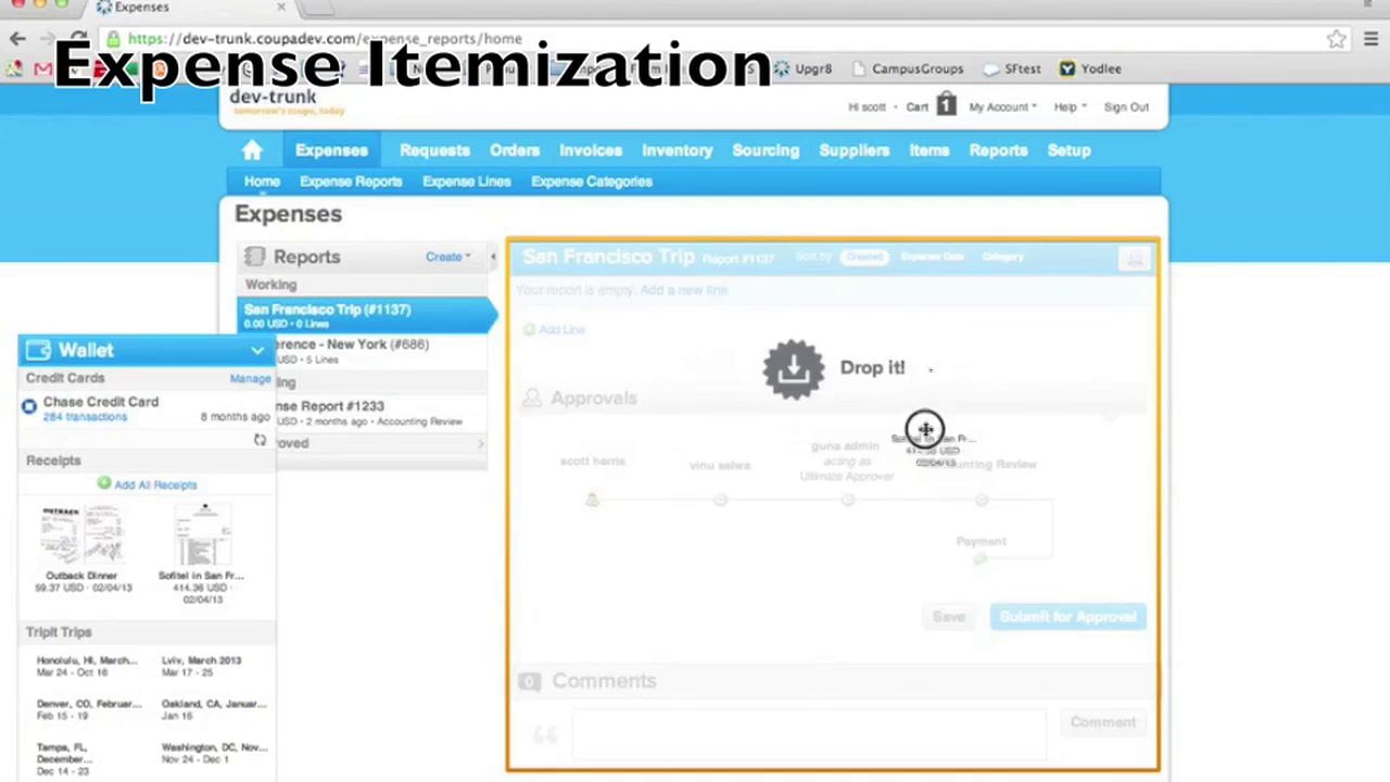 Customers on Coupa - Expense Itemization - Quick Product Video on Vimeo