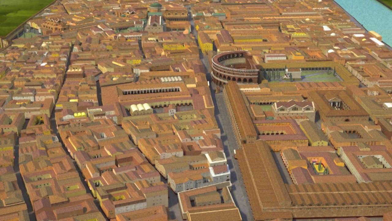 Ostia Antica, harbour of the Imperial Rome - A computer reconstruction ...