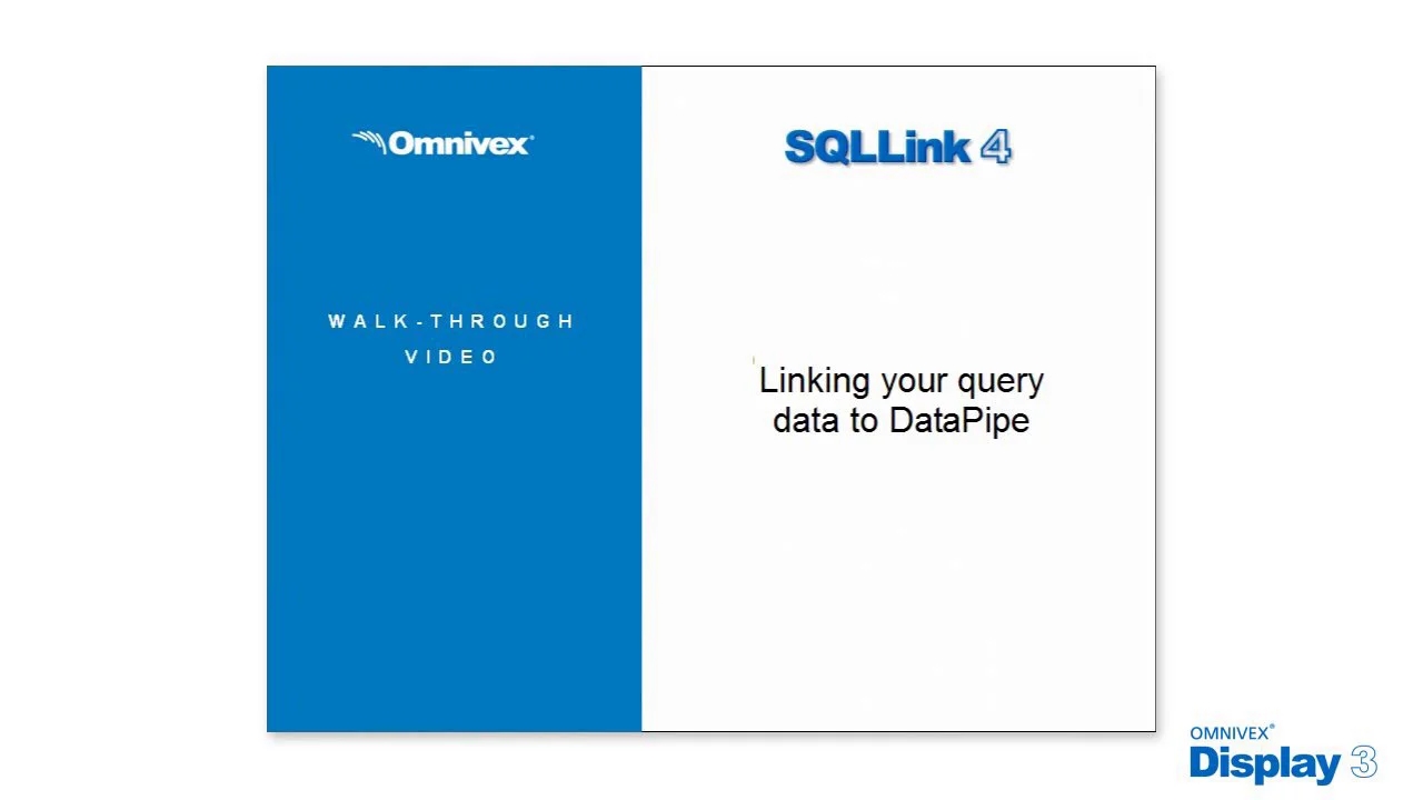 Linking your query data to DataPipe on Vimeo
