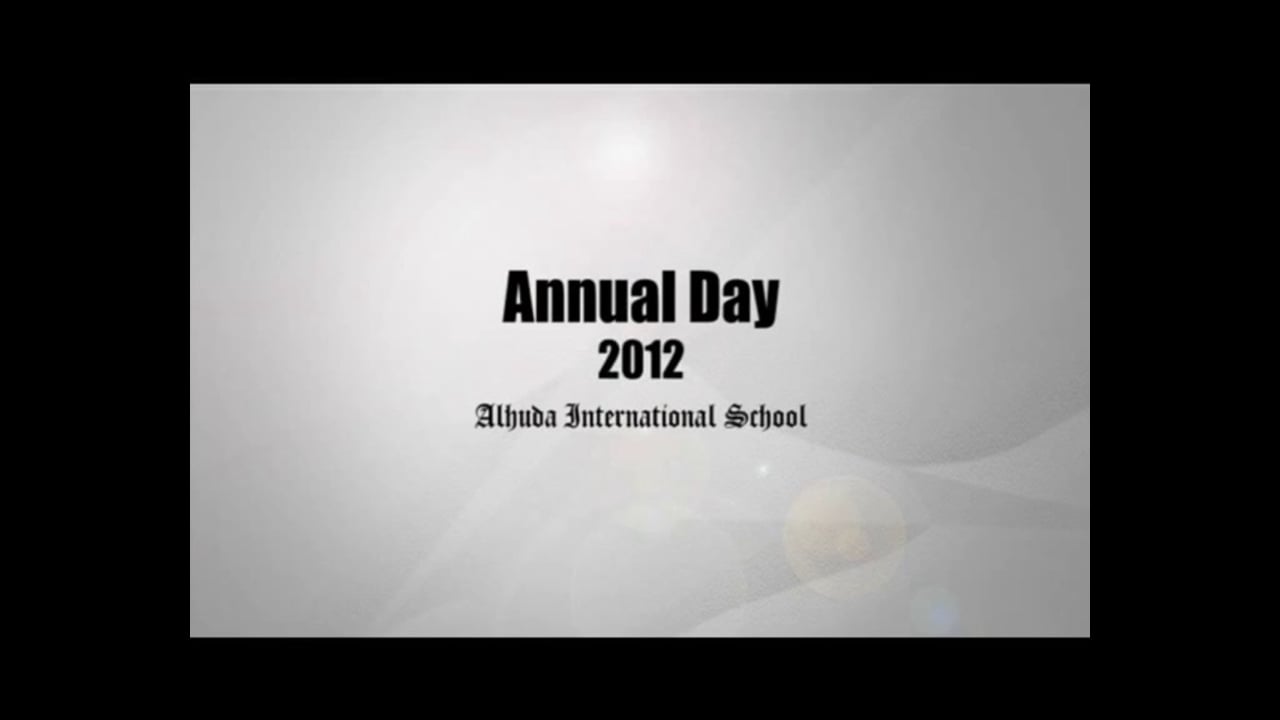 Annual Day 2012 -- Part 1/4