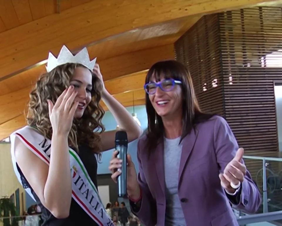 Elisa Tagliani incontra Miss Italia 2013 Giusy Buscemi