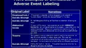 February 26, 2009 - State of the Science – Antidepressants, Suicidality and the FDA Drug Safety Analyses