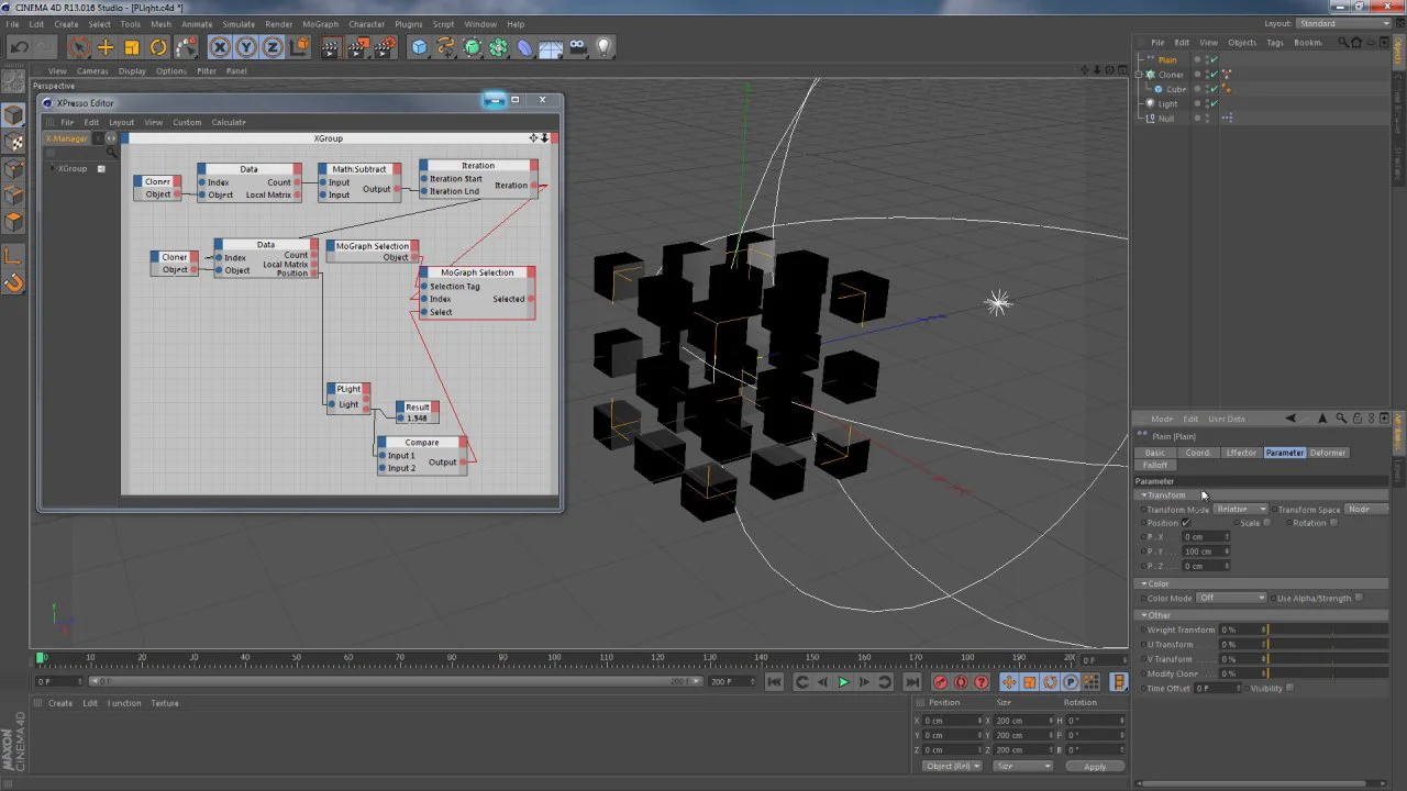 How to use XPresso PLight node on Vimeo