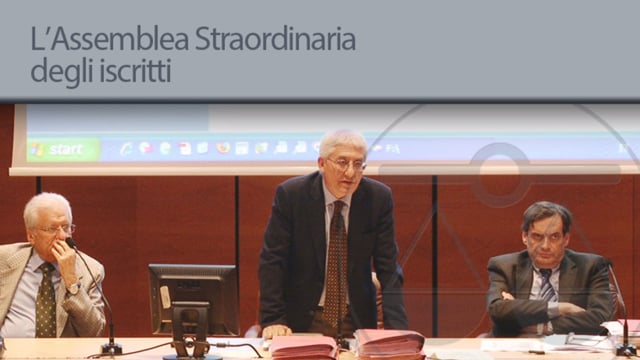 Assemblea Straordinaria degli Iscritti - 5/6/2013