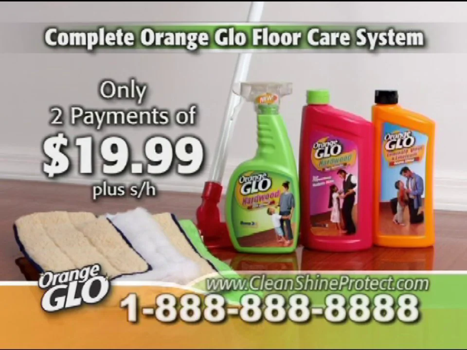 Orange Glo Hardwood Floor Care System Infomercial - Teaser on Vimeo