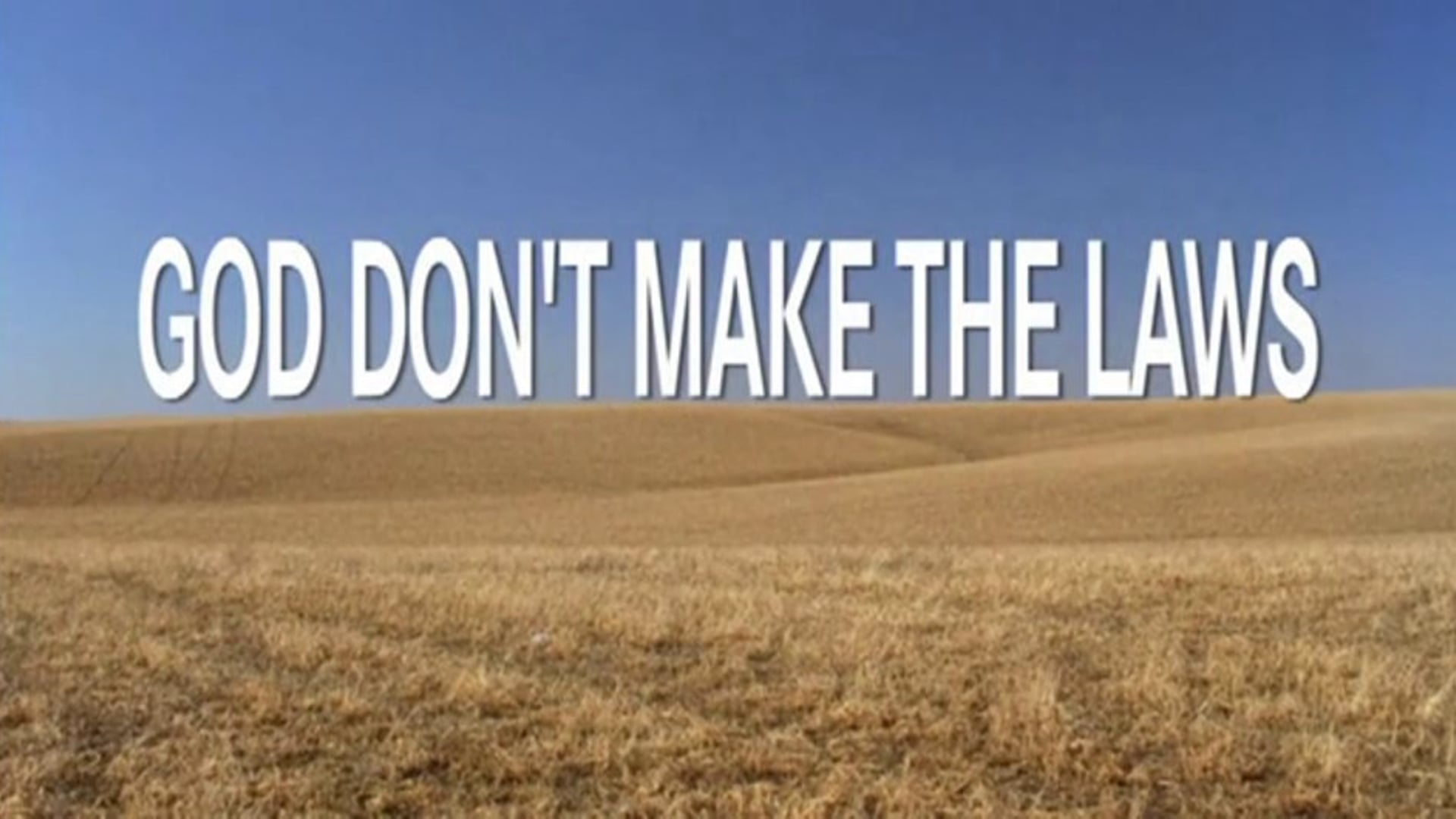 God Don't Make the Laws (2011)