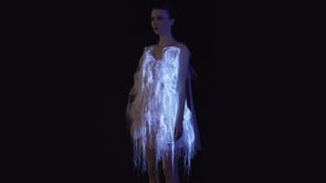 (no)where(now)here : 2 gaze-activated dresses by ying gao