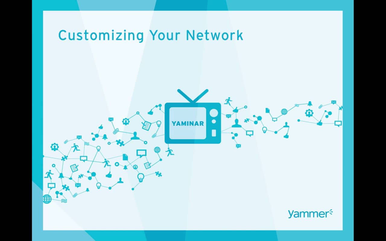 Yammer Admin Customizing Your Network on Vimeo
