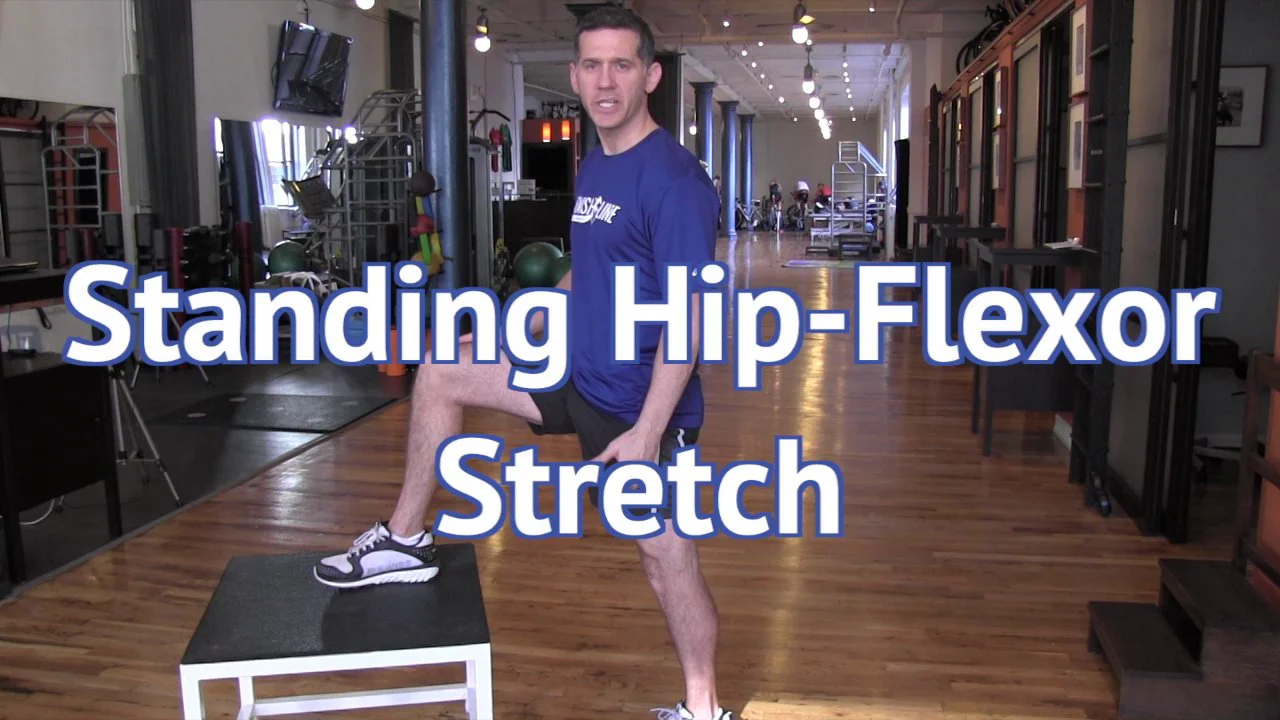 standing hip flexor stretches