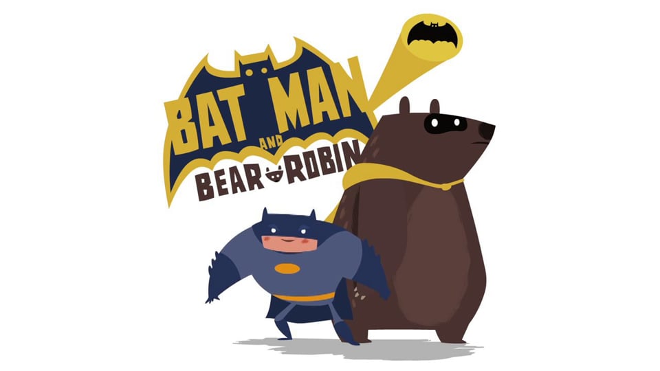 Batman e Bear Robin