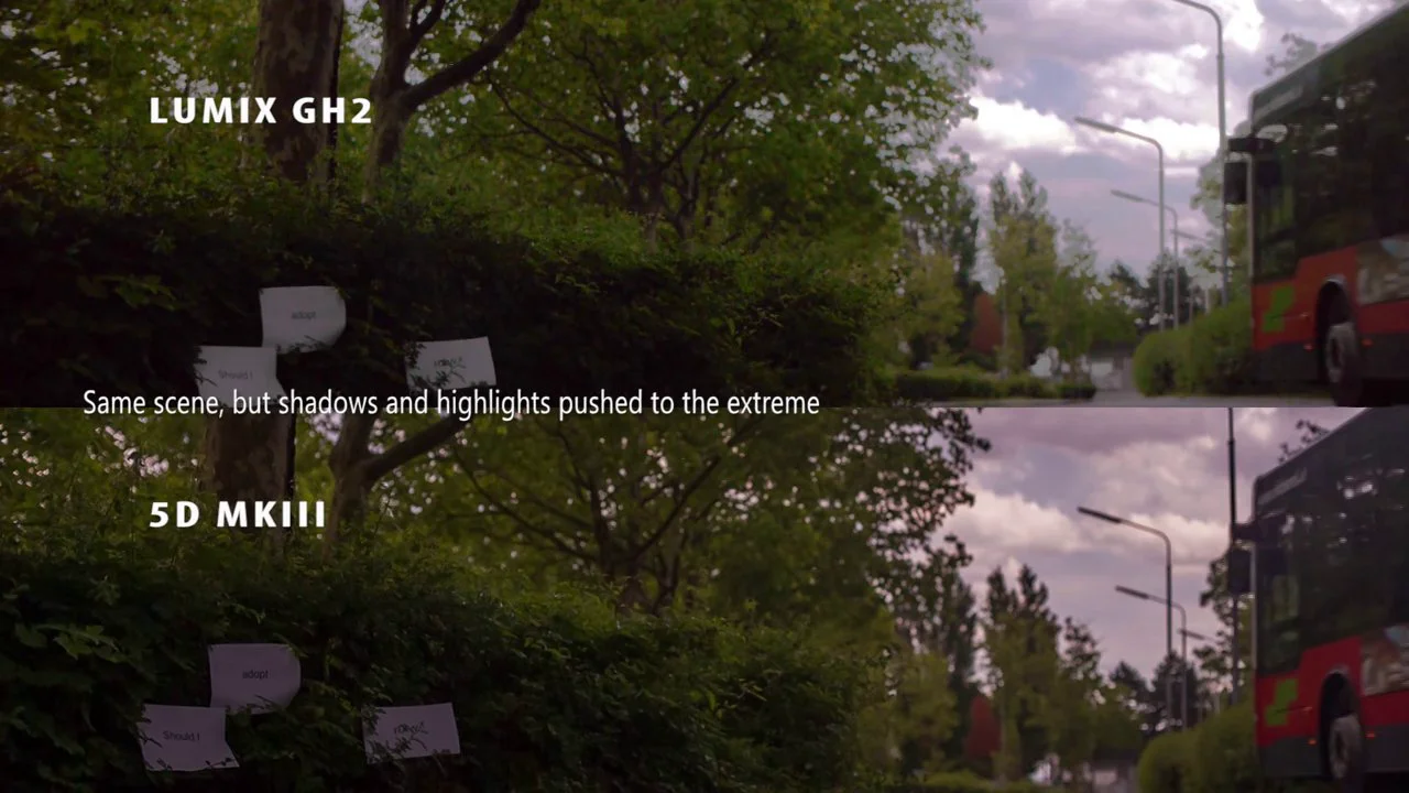 High dynamic range test - RAW 5D MKIII vs GH2 on Vimeo