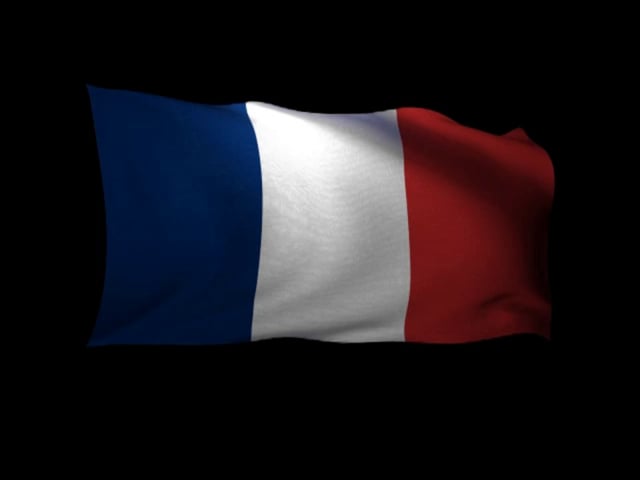 French Flag Waving