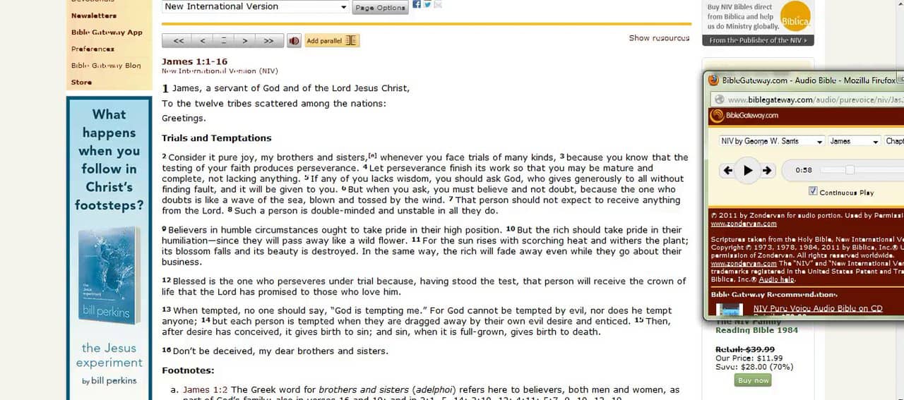 Reading the Bible with our eyes and our ears at BibleGateway.com on Vimeo