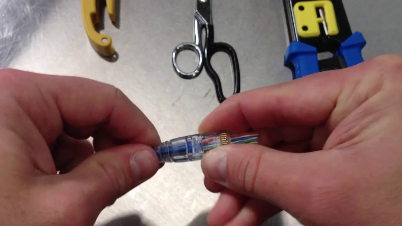 Installing EZ-RJ45 Connectors from Platinum Tools on Vimeo