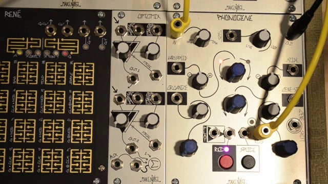 MakeNoise Phonogene Firmware Update Patch Examples