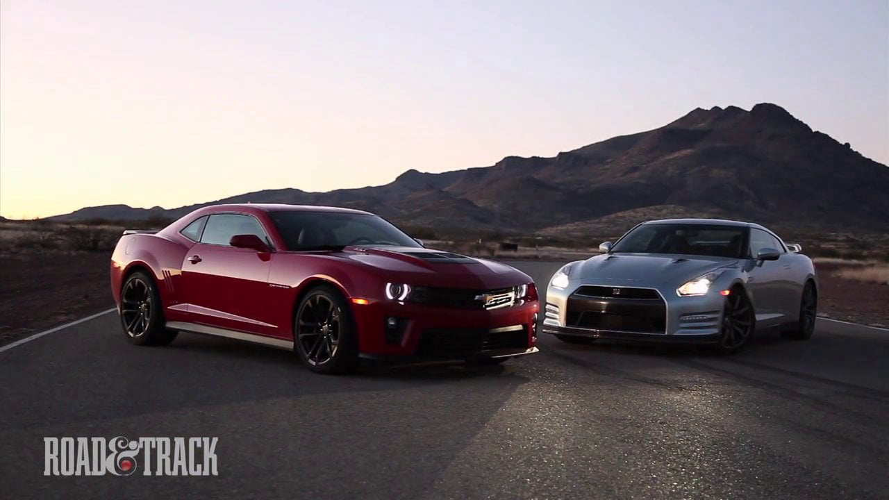 Team America Takes on Godzilla: Chevrolet Camaro ZL1 vs. Nissan GT-R on  Vimeo