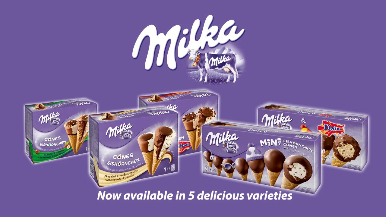 Cônes Milka