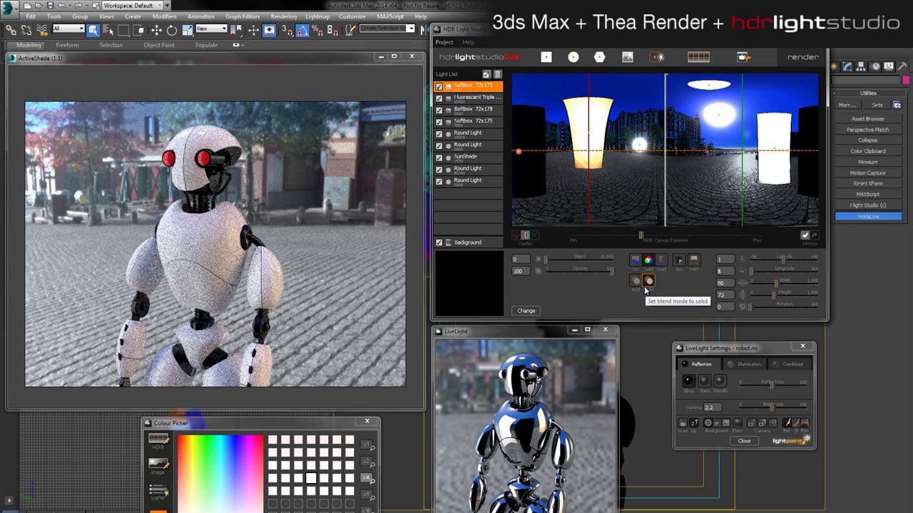 Hdr Light Studio - Live Connection To 3Ds Max And Thea Render On Vimeo