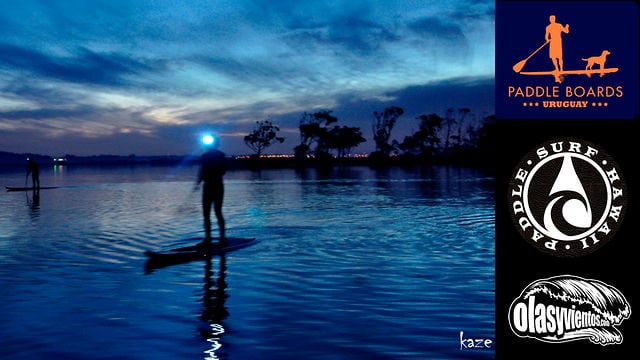 TravesÃ­a Nocturna. Stand up Paddle. La Barra. Punta del Este. Junio 2013 from olasyvientos
