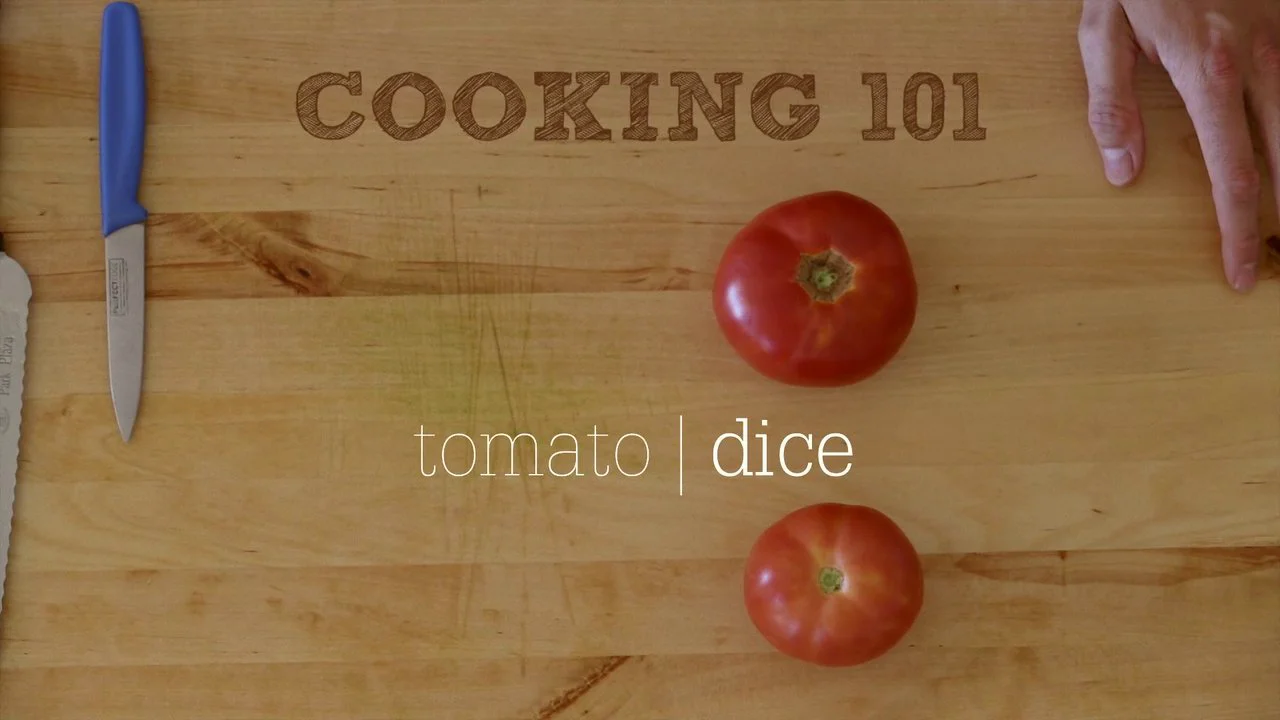 Cooking 101 - How to Dice a Tomato on Vimeo